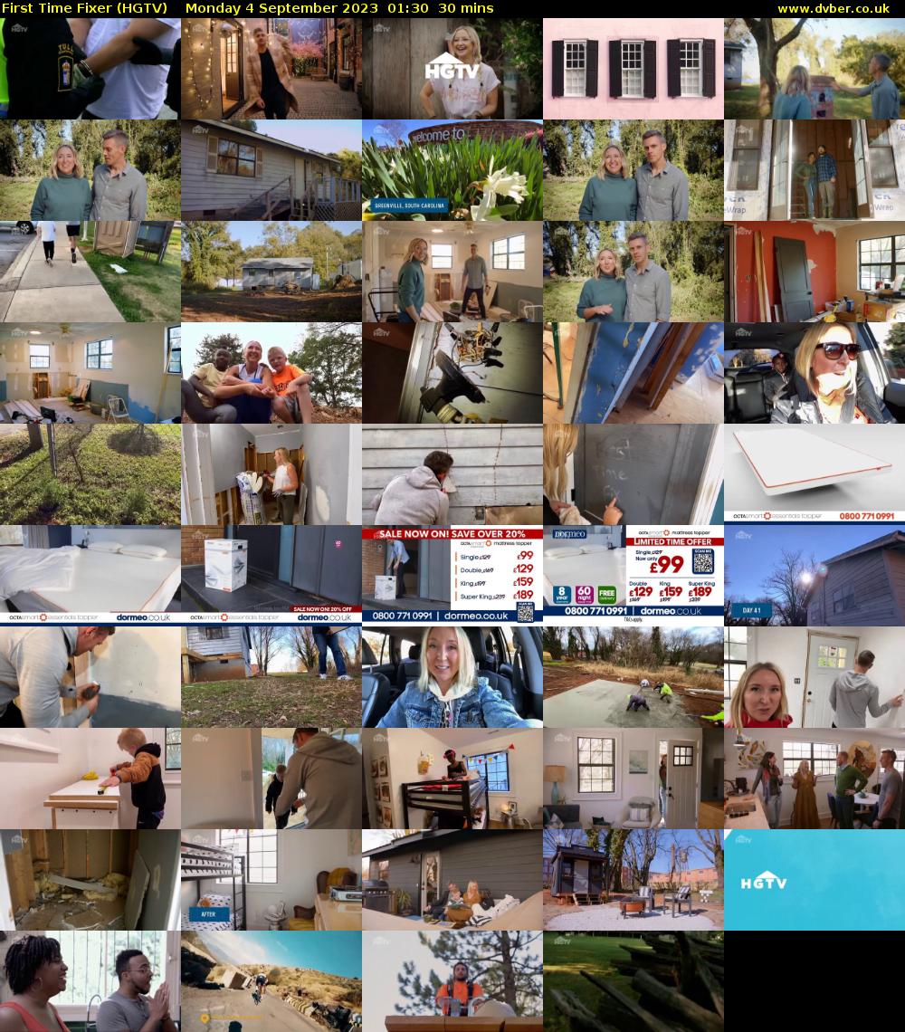 First Time Fixer (HGTV) Monday 4 September 2023 01:30 - 02:00