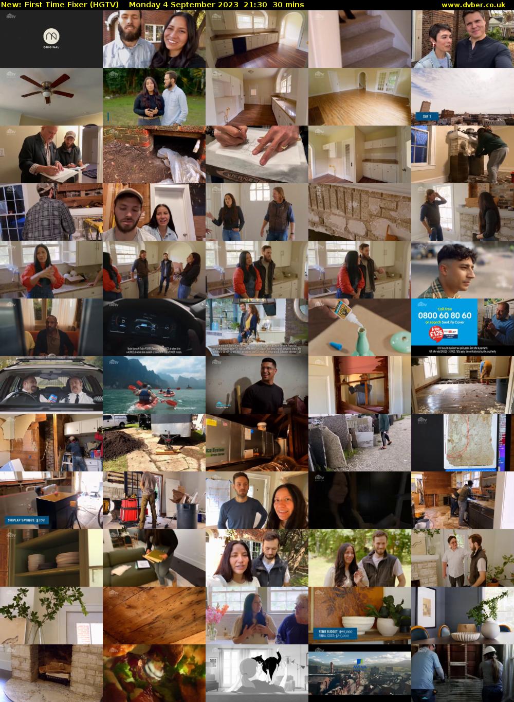 First Time Fixer (HGTV) Monday 4 September 2023 21:30 - 22:00