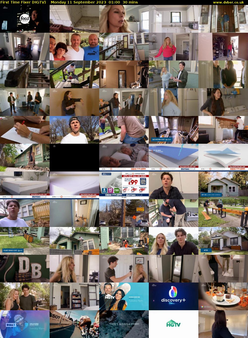 First Time Fixer (HGTV) Monday 11 September 2023 01:00 - 01:30