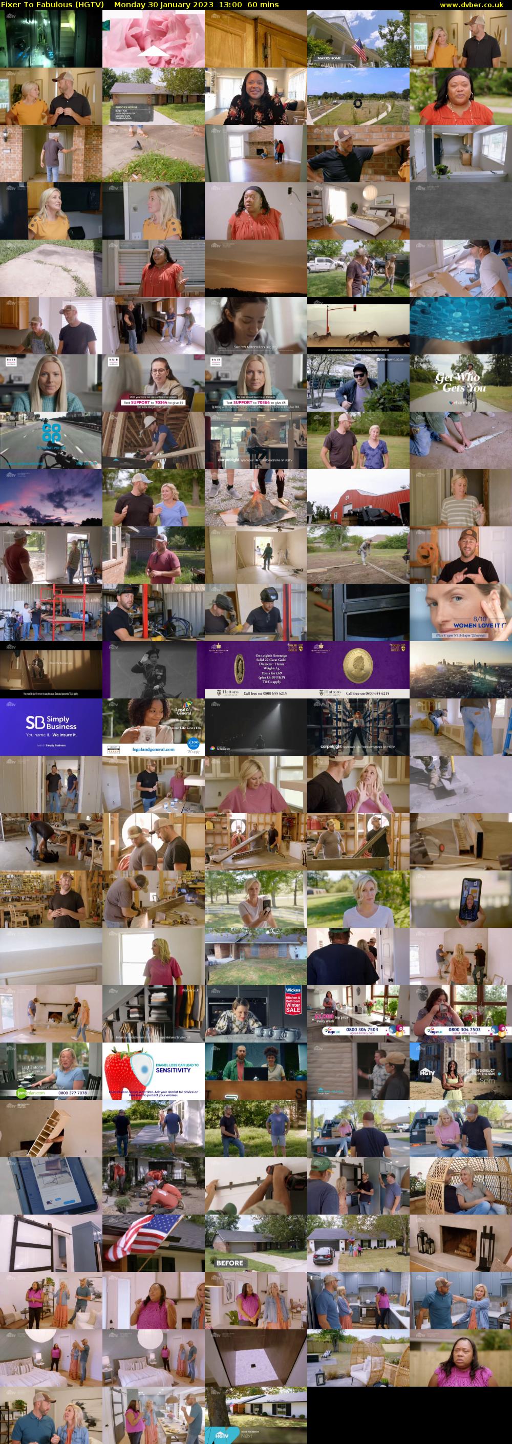 Fixer To Fabulous (HGTV) Monday 30 January 2023 13:00 - 14:00
