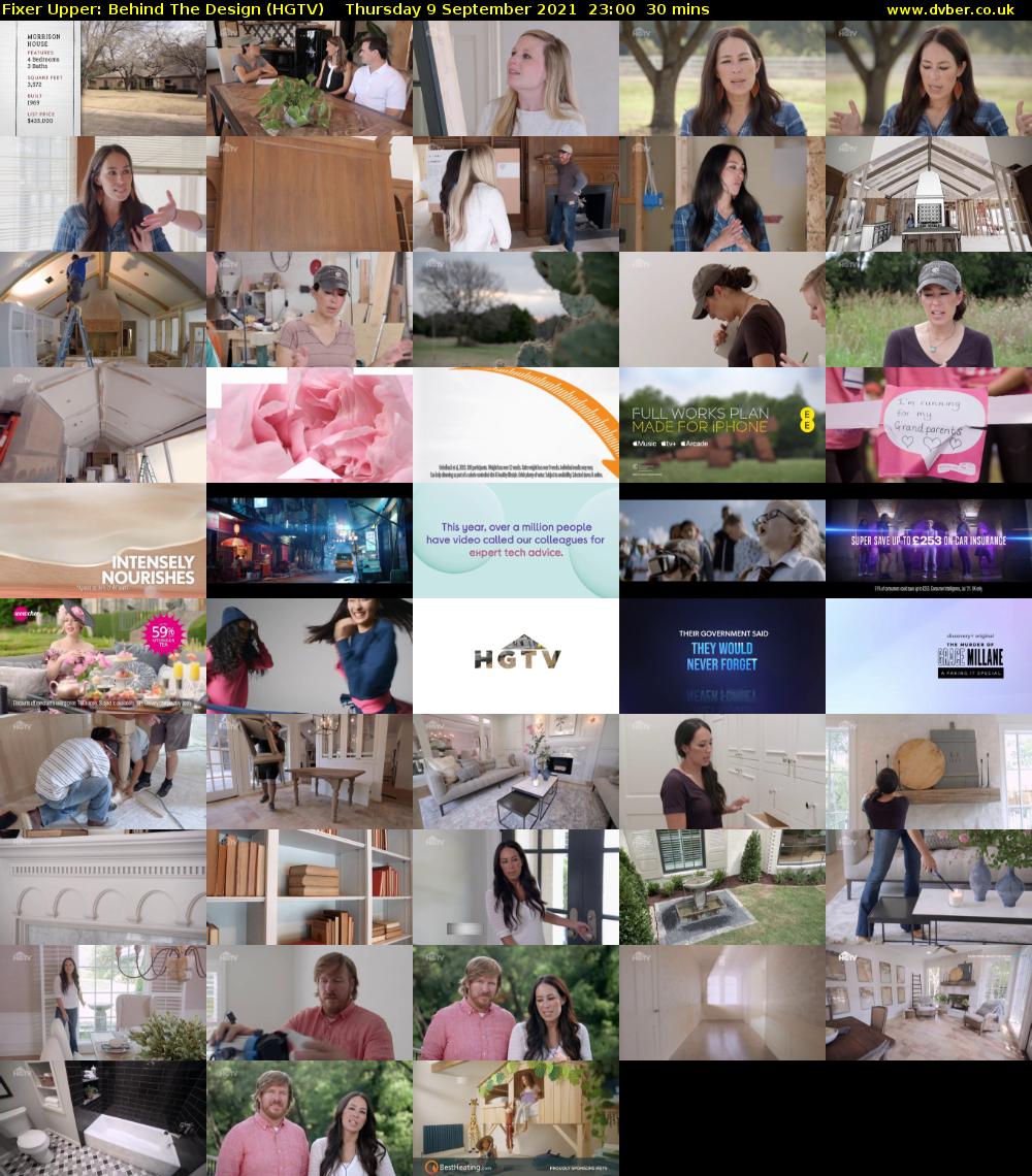Fixer Upper: Behind The Design (HGTV) Thursday 9 September 2021 23:00 - 23:30