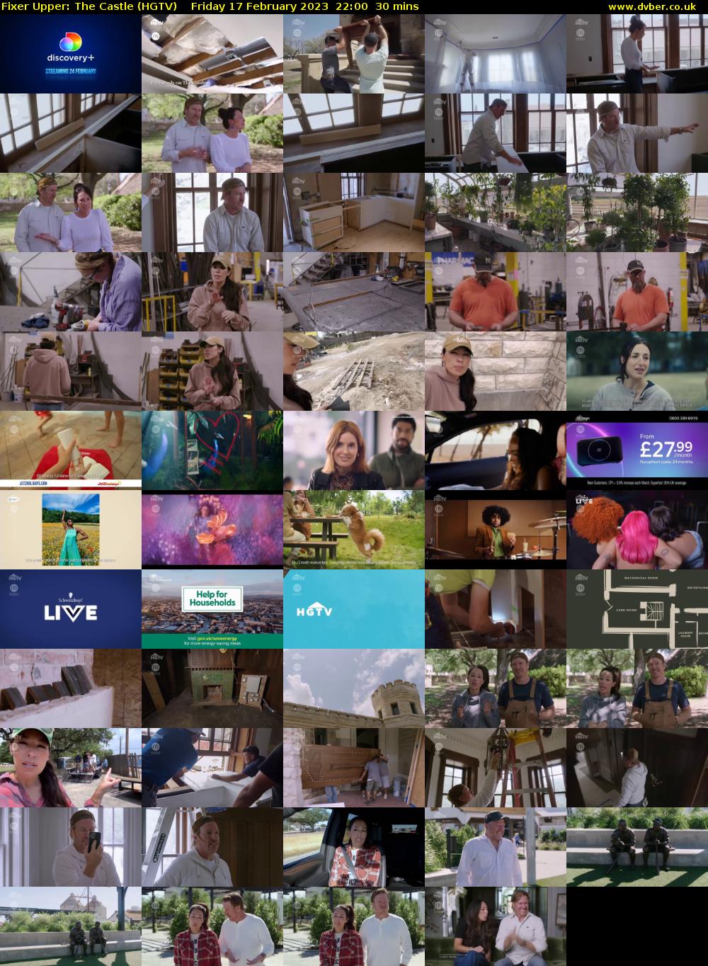 Fixer Upper: The Castle (HGTV) Friday 17 February 2023 22:00 - 22:30