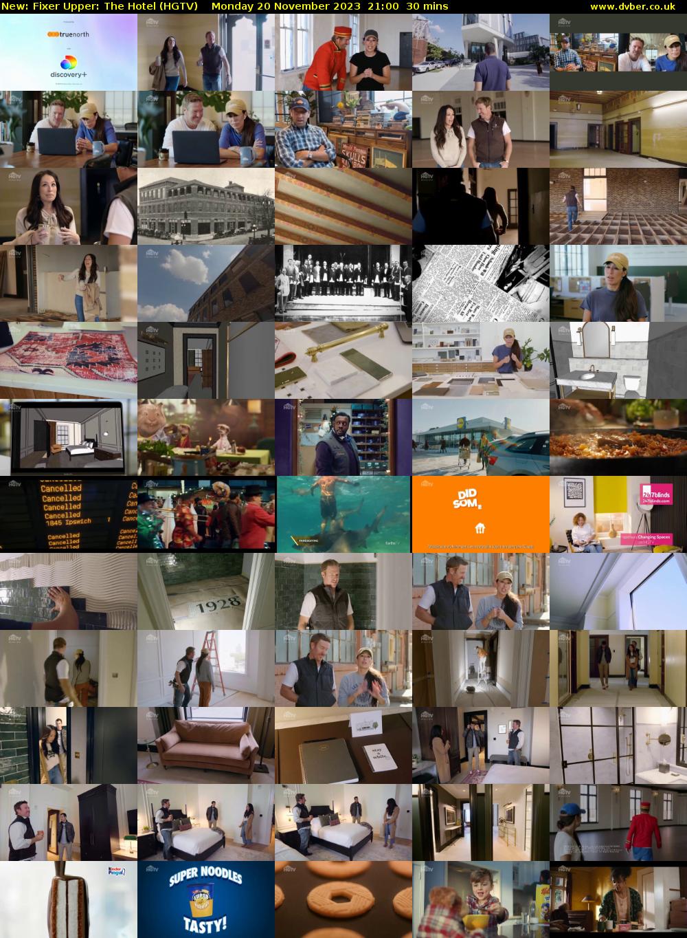 Fixer Upper: The Hotel (HGTV) Monday 20 November 2023 21:00 - 21:30