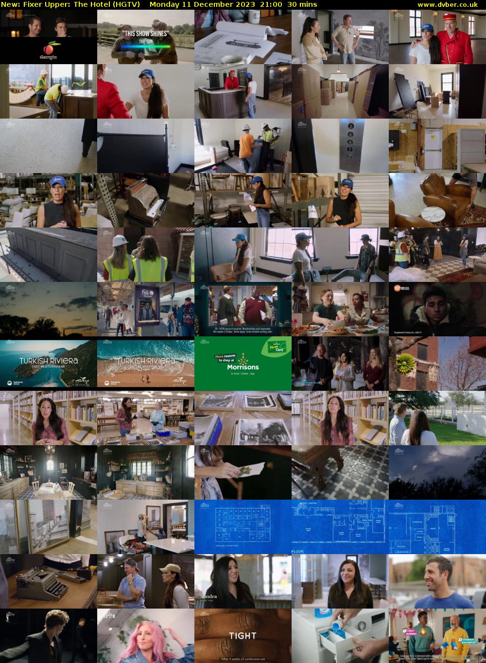 Fixer Upper: The Hotel (HGTV) Monday 11 December 2023 21:00 - 21:30