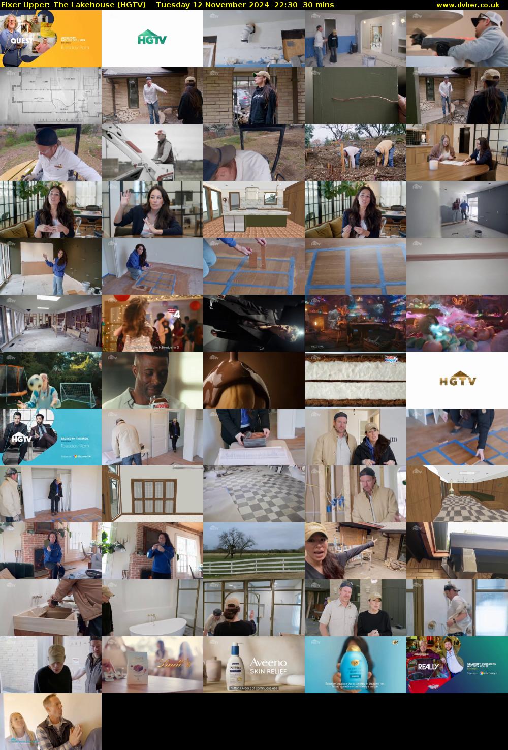Fixer Upper: The Lakehouse (HGTV) Tuesday 12 November 2024 22:30 - 23:00