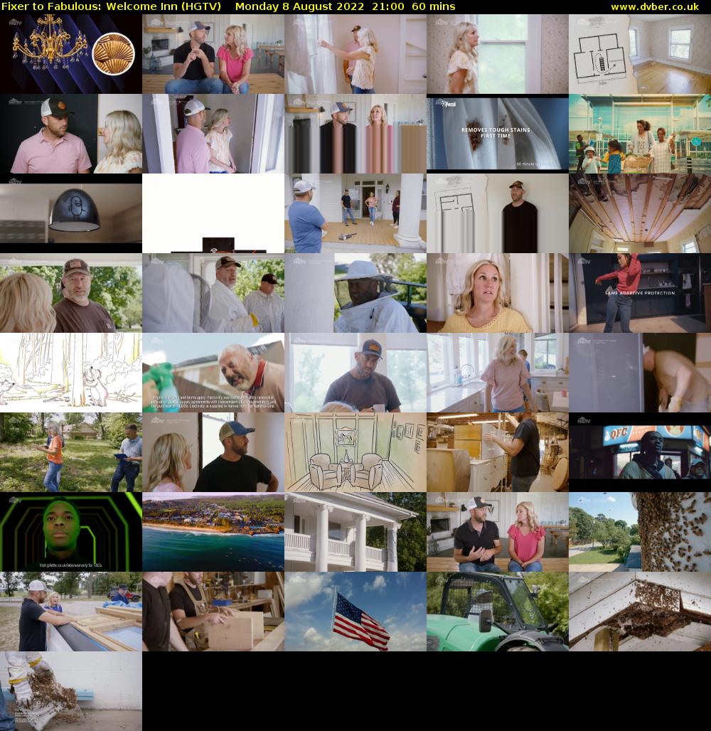Fixer to Fabulous: Welcome Inn (HGTV) Monday 8 August 2022 21:00 - 22:00