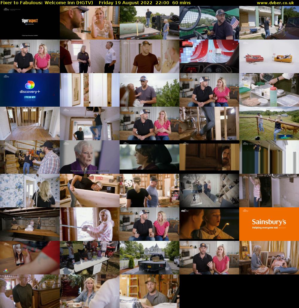Fixer to Fabulous: Welcome Inn (HGTV) Friday 19 August 2022 22:00 - 23:00