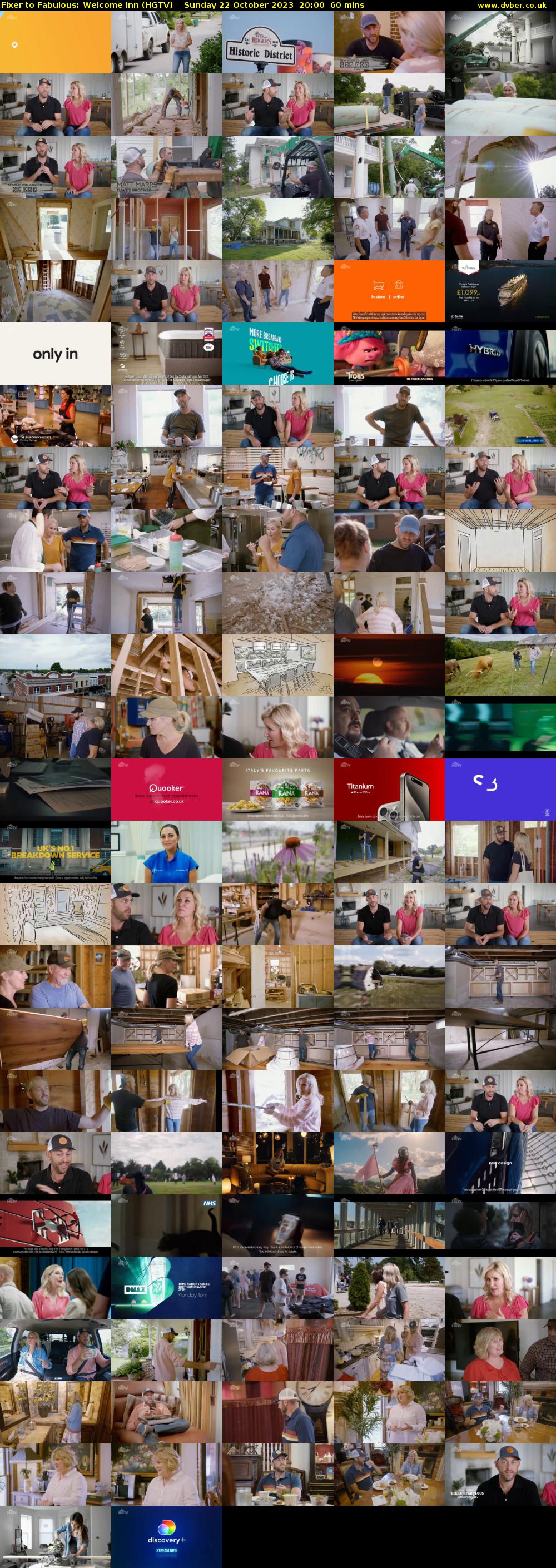 Fixer to Fabulous: Welcome Inn (HGTV) Sunday 22 October 2023 20:00 - 21:00