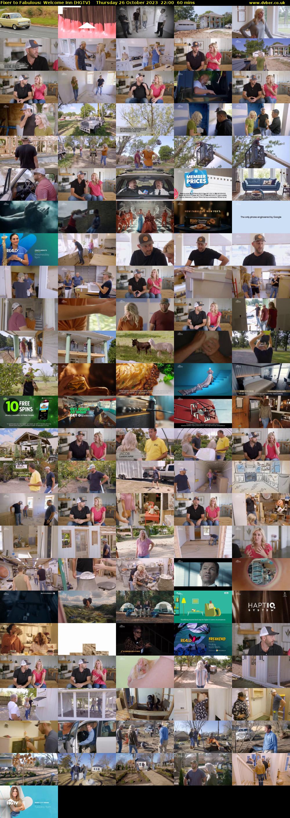 Fixer to Fabulous: Welcome Inn (HGTV) Thursday 26 October 2023 22:00 - 23:00