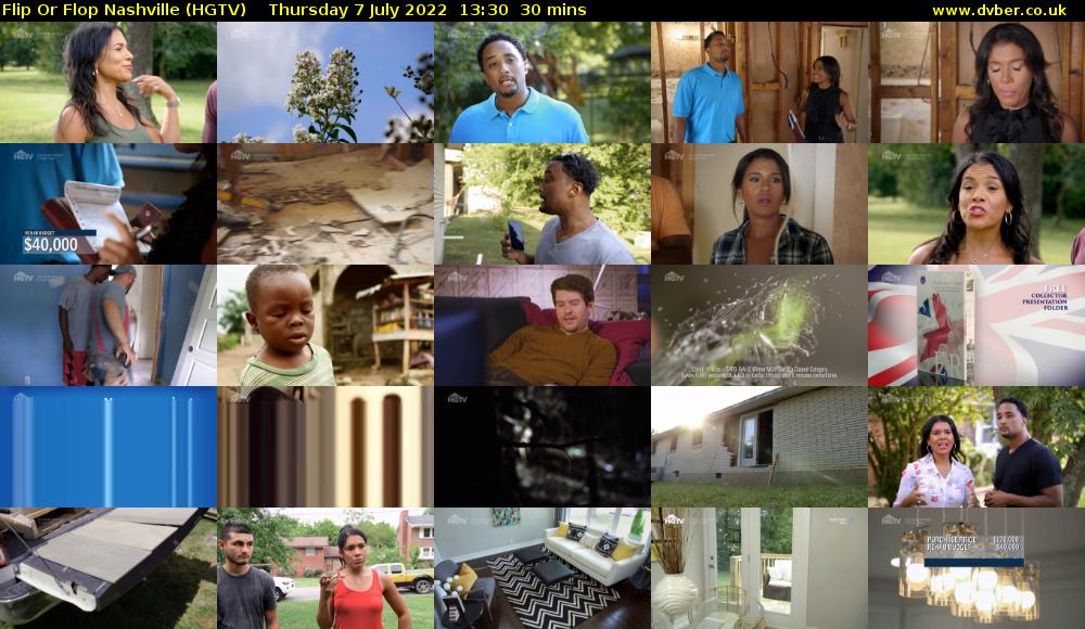 Flip Or Flop Nashville (HGTV) Thursday 7 July 2022 13:30 - 14:00