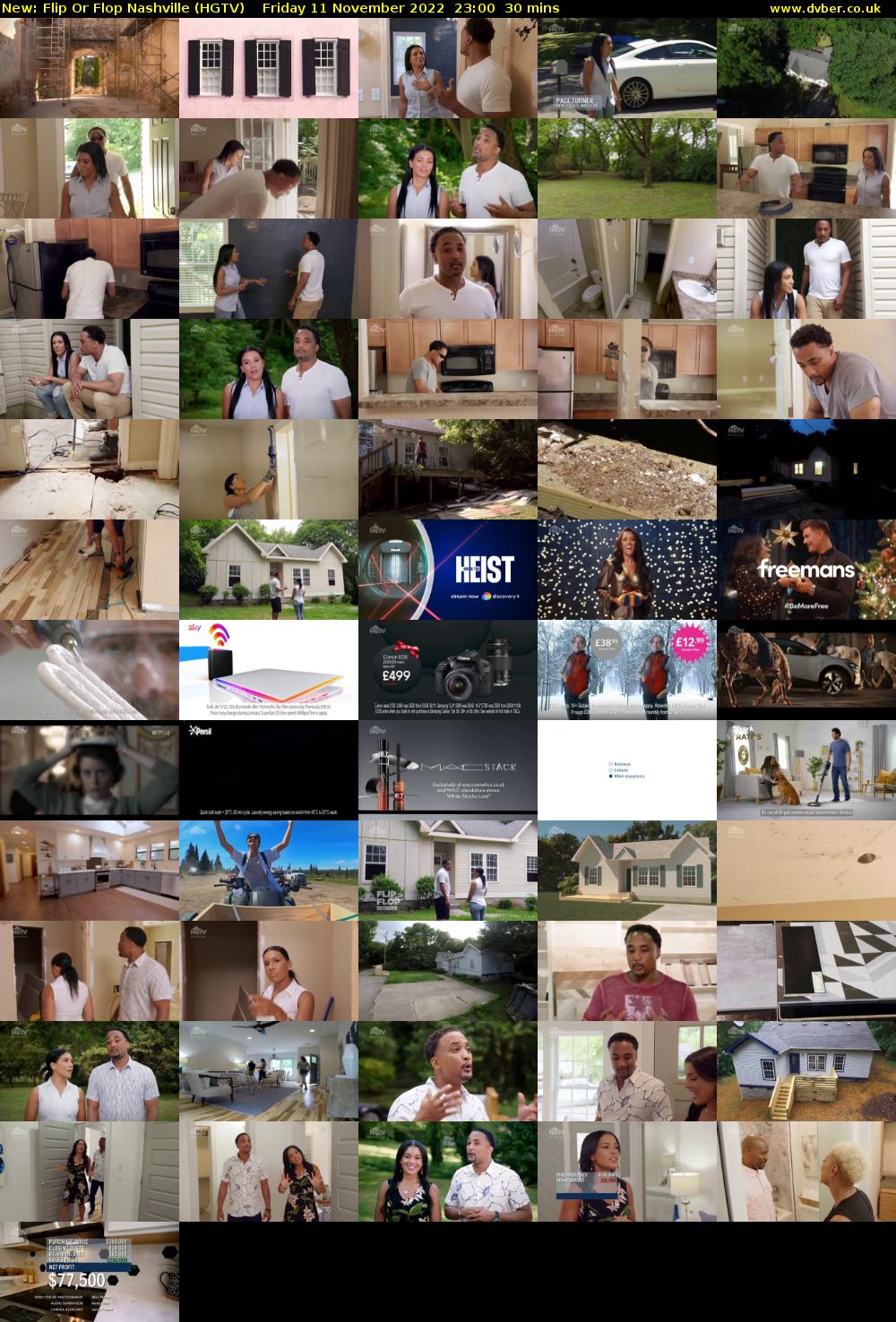 Flip Or Flop Nashville (HGTV) Friday 11 November 2022 23:00 - 23:30