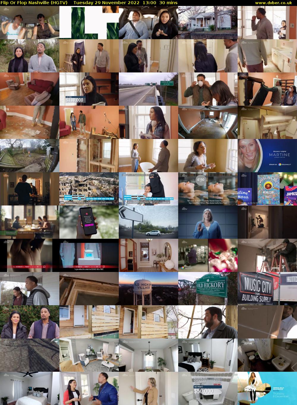 Flip Or Flop Nashville (HGTV) Tuesday 29 November 2022 13:00 - 13:30