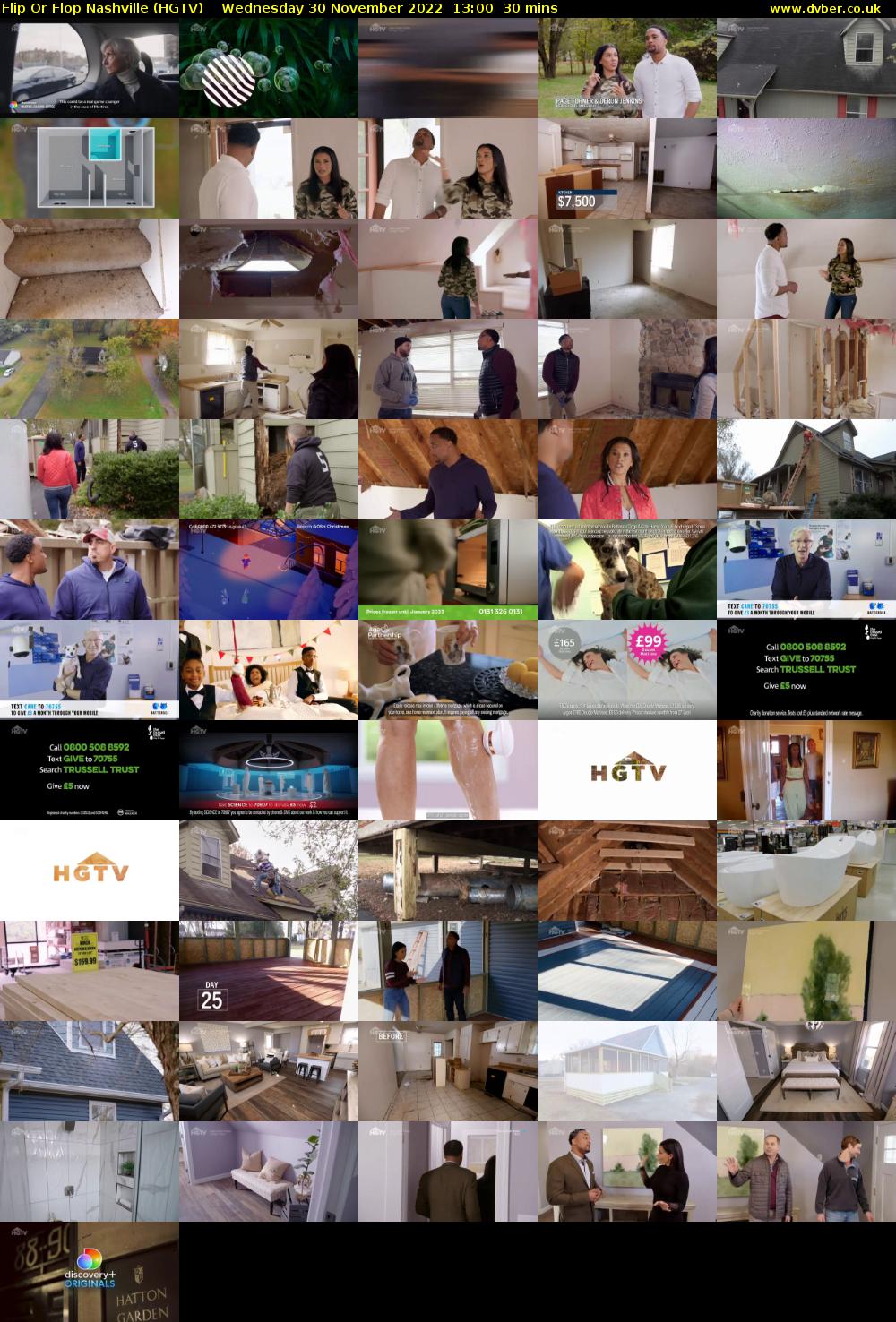 Flip Or Flop Nashville (HGTV) Wednesday 30 November 2022 13:00 - 13:30