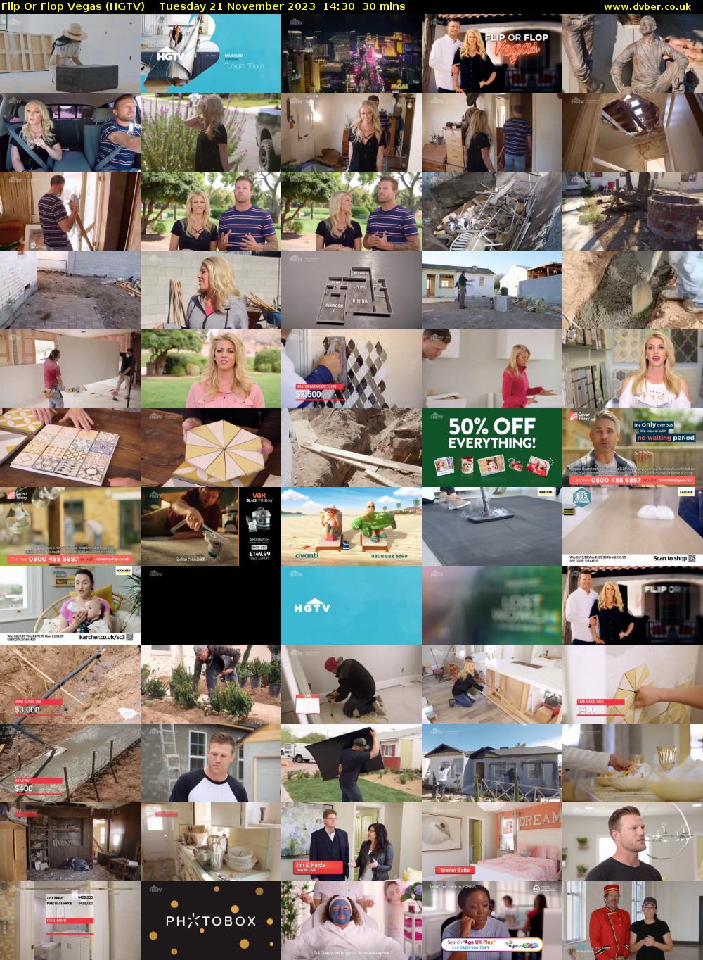Flip Or Flop Vegas (HGTV) Tuesday 21 November 2023 14:30 - 15:00