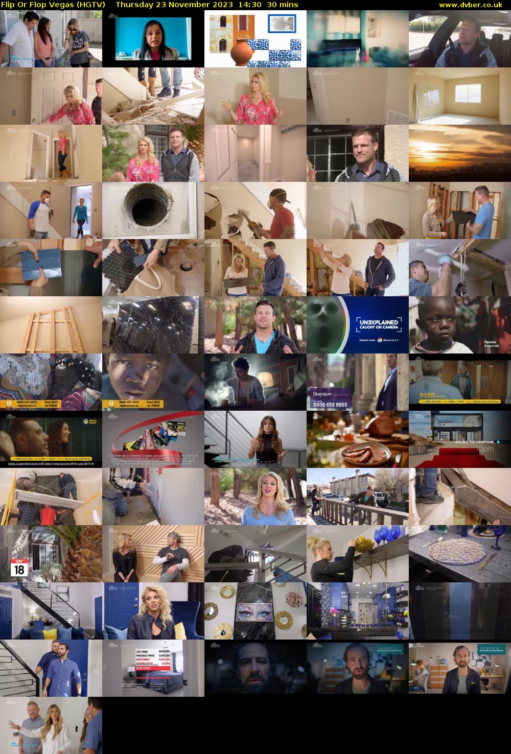 Flip Or Flop Vegas (HGTV) Thursday 23 November 2023 14:30 - 15:00