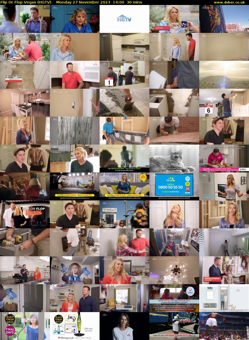 Flip Or Flop Vegas (HGTV) Monday 27 November 2023 14:00 - 14:30