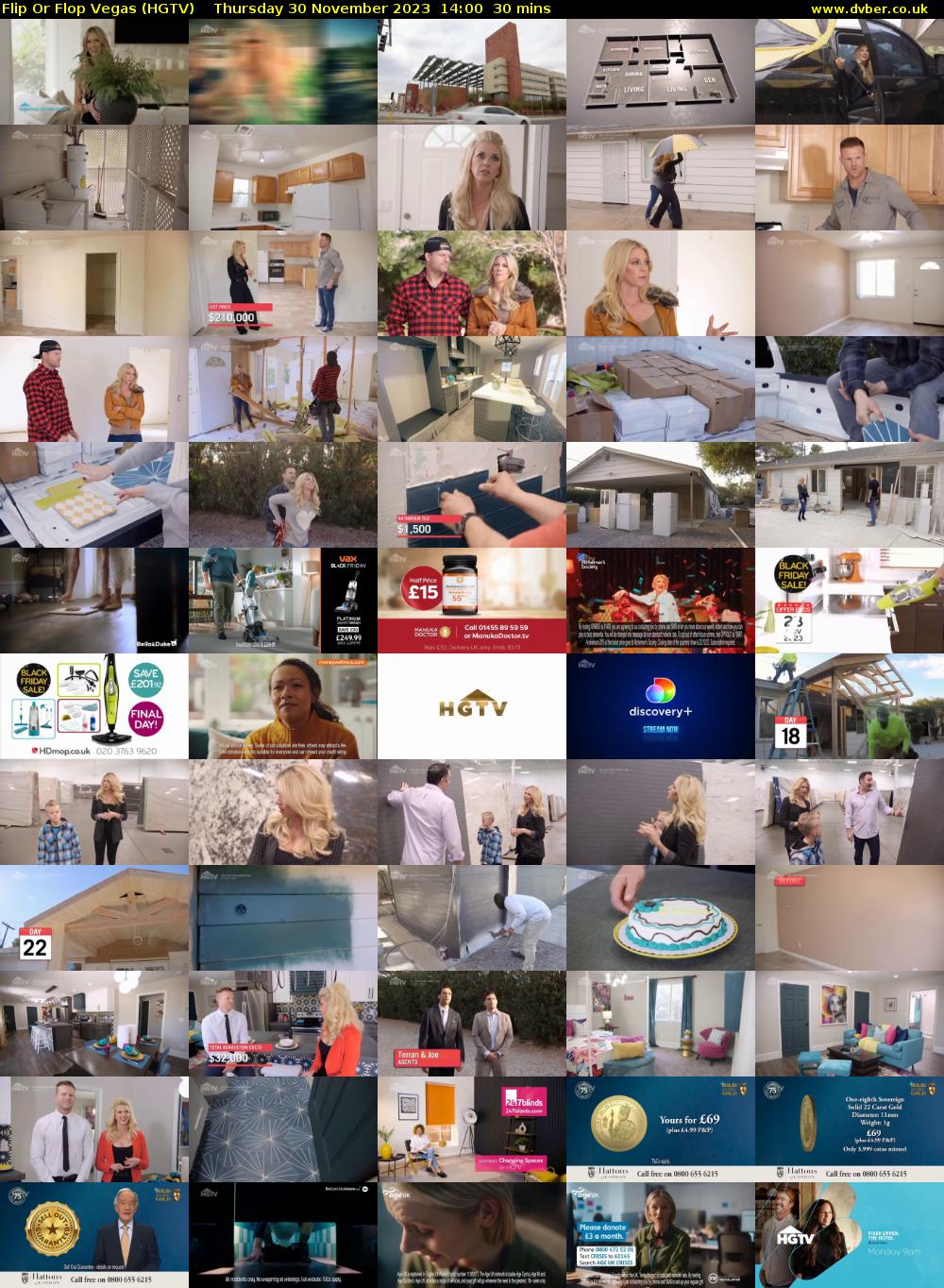 Flip Or Flop Vegas (HGTV) Thursday 30 November 2023 14:00 - 14:30