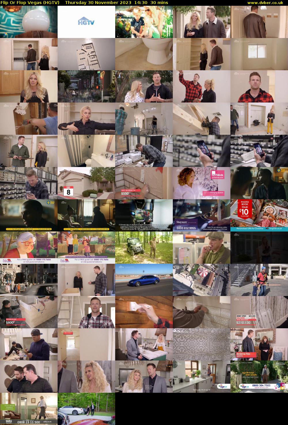 Flip Or Flop Vegas (HGTV) Thursday 30 November 2023 14:30 - 15:00
