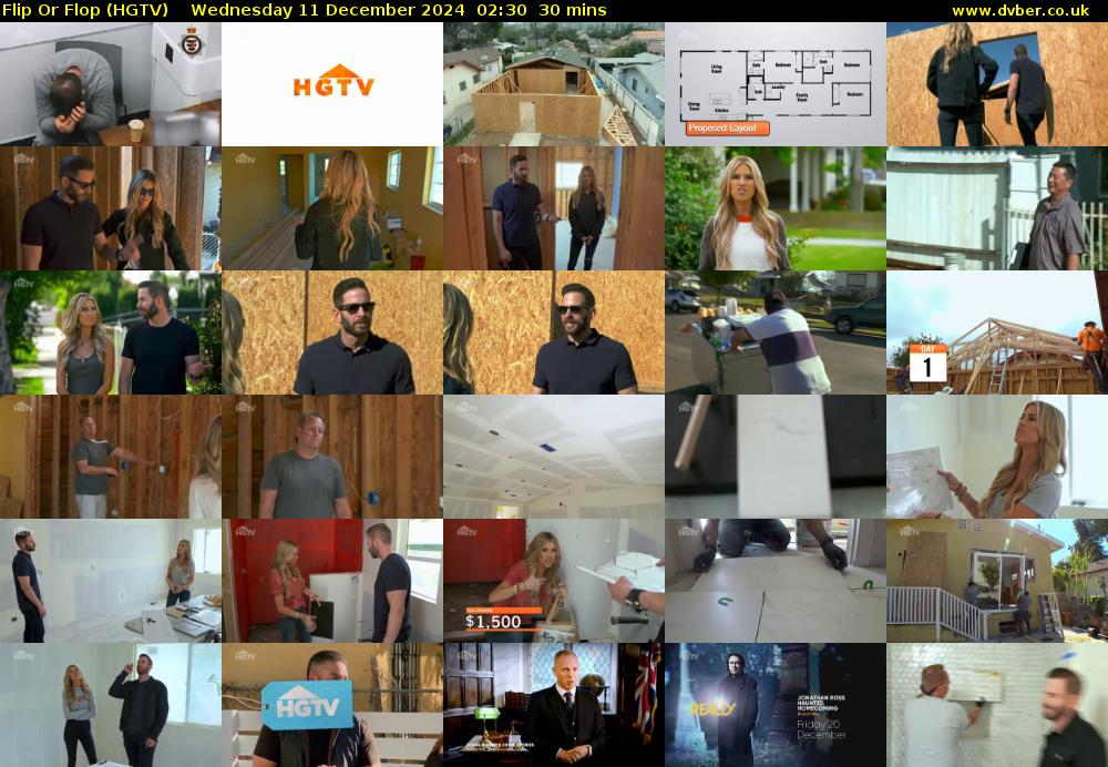 Flip Or Flop (HGTV) Wednesday 11 December 2024 02:30 - 03:00
