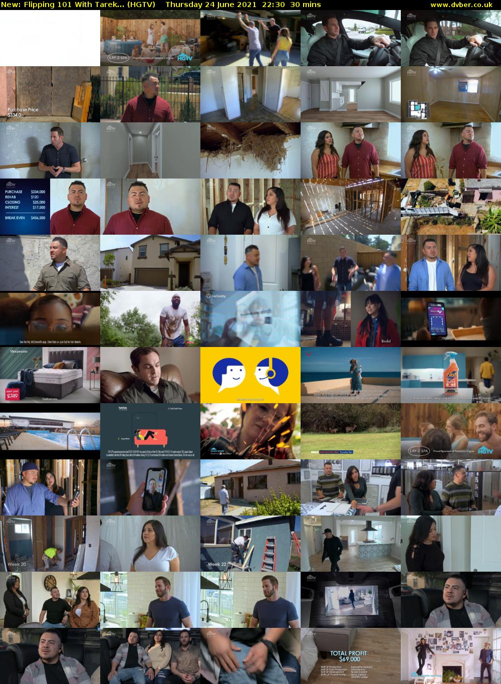 Flipping 101 With Tarek... (HGTV) Thursday 24 June 2021 22:30 - 23:00