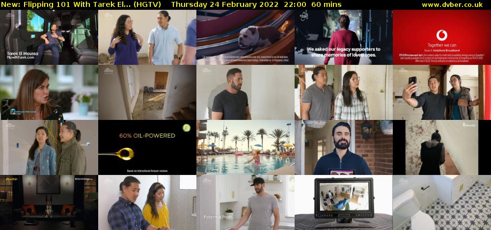 Flipping 101 With Tarek El... (HGTV) Thursday 24 February 2022 22:00 - 23:00