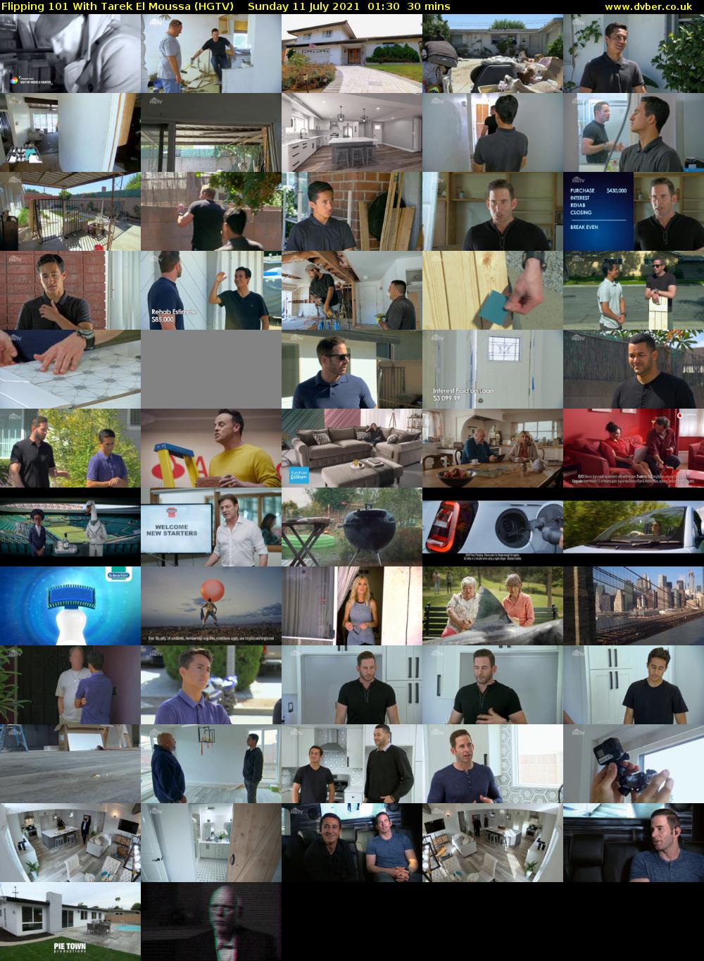 Flipping 101 With Tarek El Moussa (HGTV) Sunday 11 July 2021 01:30 - 02:00