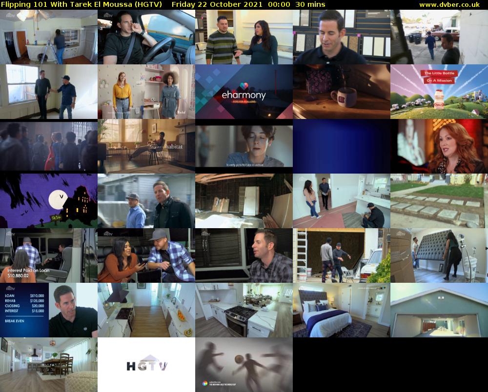 Flipping 101 With Tarek El Moussa (HGTV) Friday 22 October 2021 00:00 - 00:30