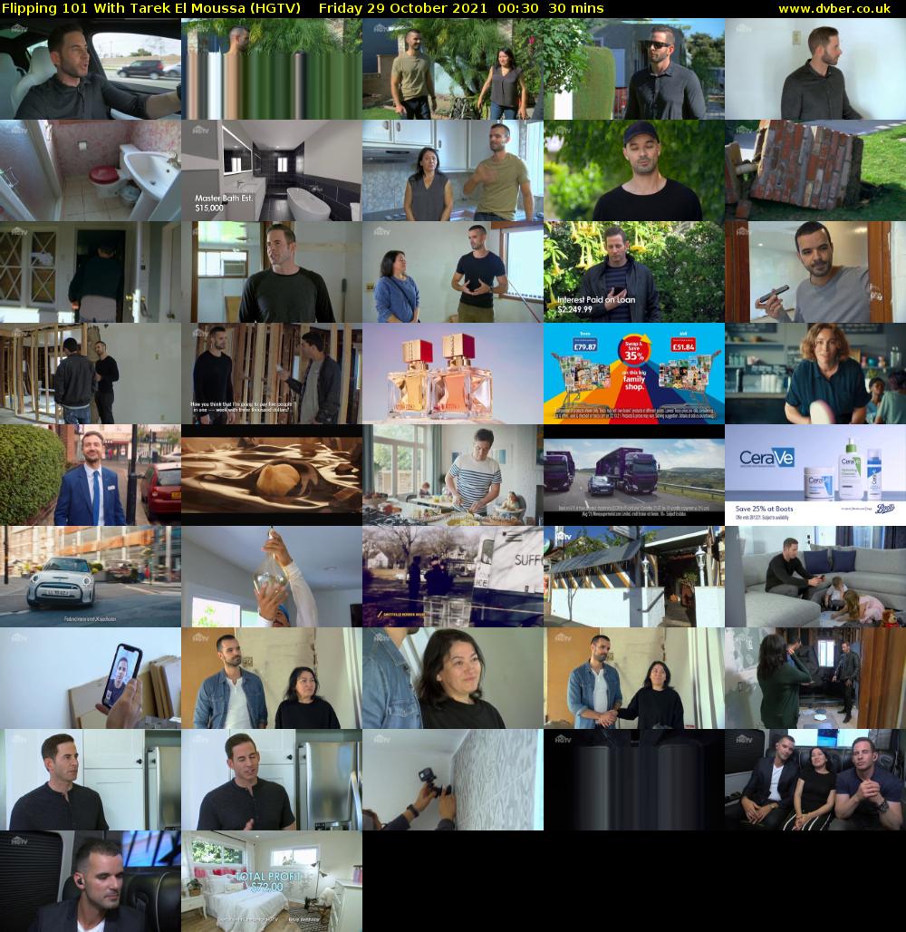Flipping 101 With Tarek El Moussa (HGTV) Friday 29 October 2021 00:30 - 01:00