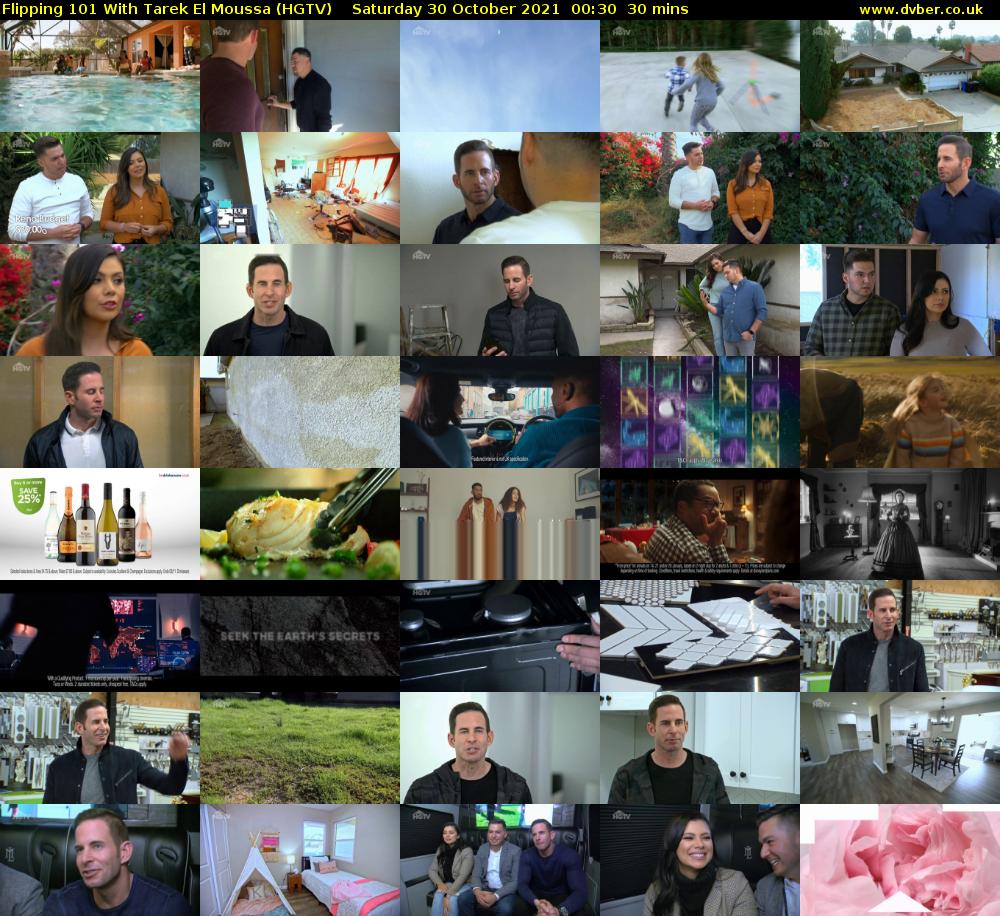 Flipping 101 With Tarek El Moussa (HGTV) Saturday 30 October 2021 00:30 - 01:00