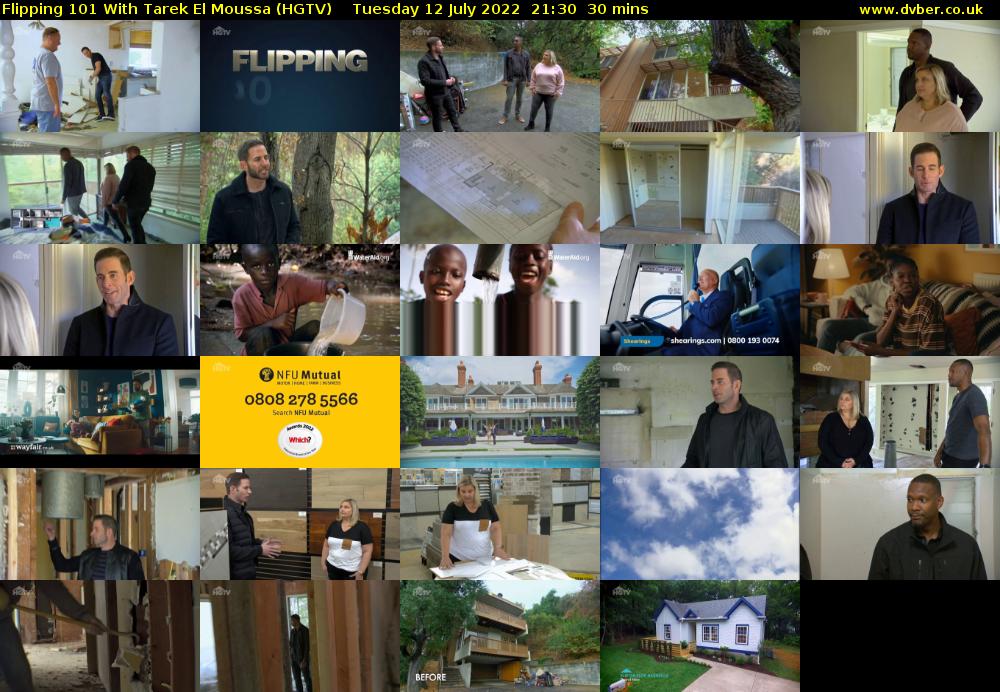 Flipping 101 With Tarek El Moussa (HGTV) Tuesday 12 July 2022 21:30 - 22:00