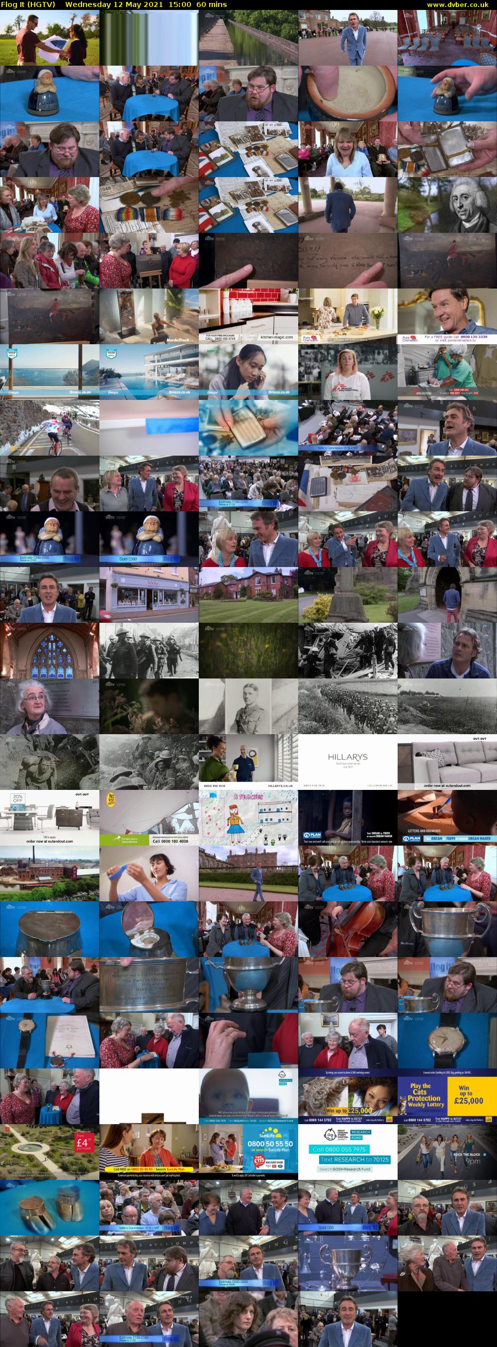 Flog It (HGTV) Wednesday 12 May 2021 15:00 - 16:00