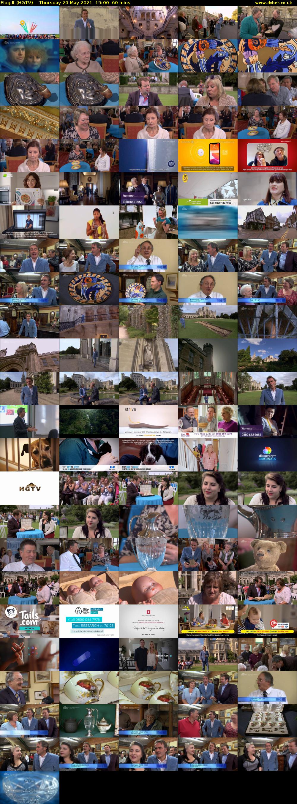 Flog It (HGTV) Thursday 20 May 2021 15:00 - 16:00