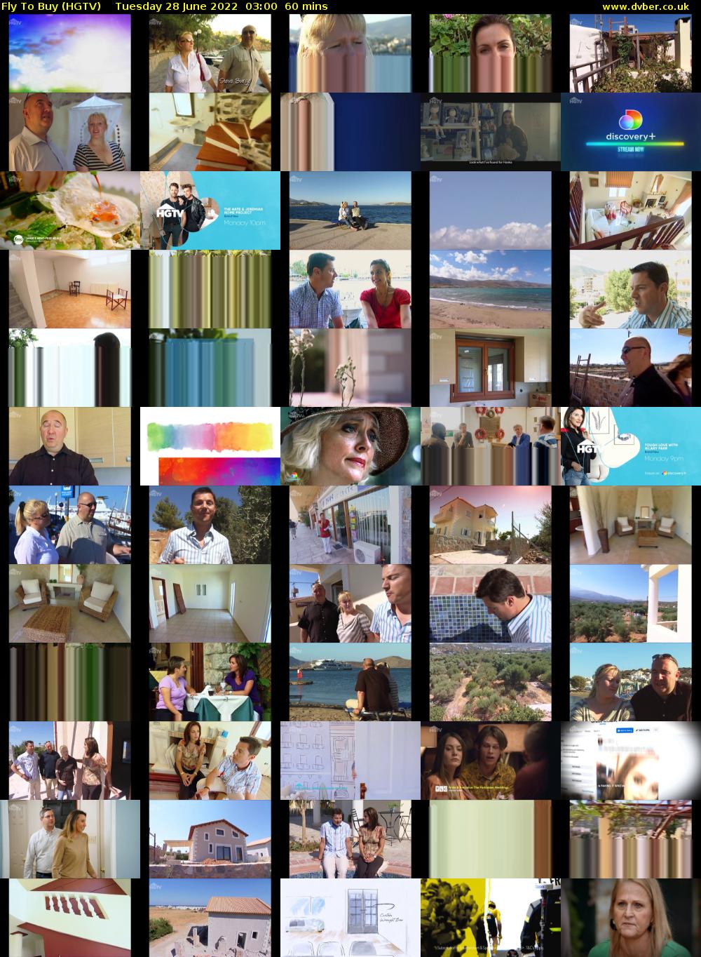 Fly To Buy (HGTV) Tuesday 28 June 2022 03:00 - 04:00