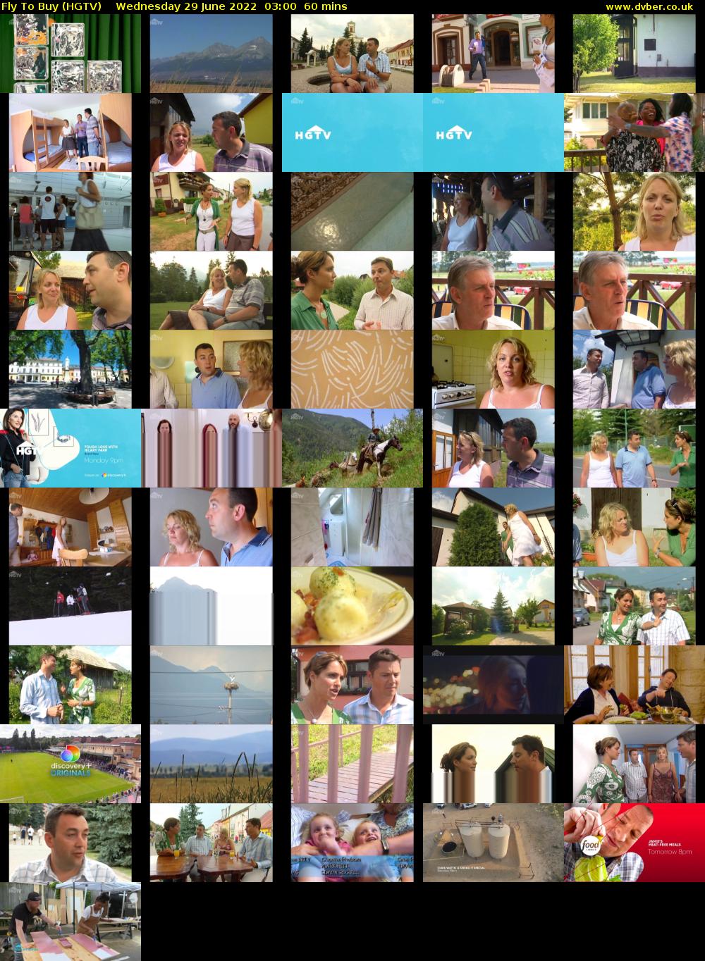 Fly To Buy (HGTV) Wednesday 29 June 2022 03:00 - 04:00