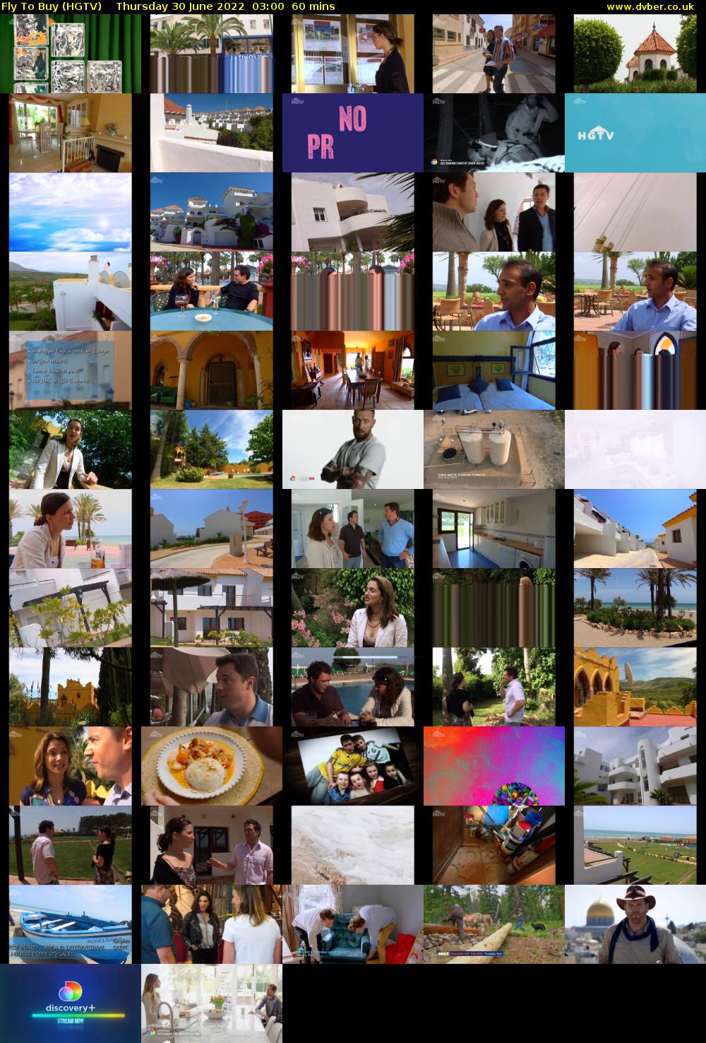 Fly To Buy (HGTV) Thursday 30 June 2022 03:00 - 04:00