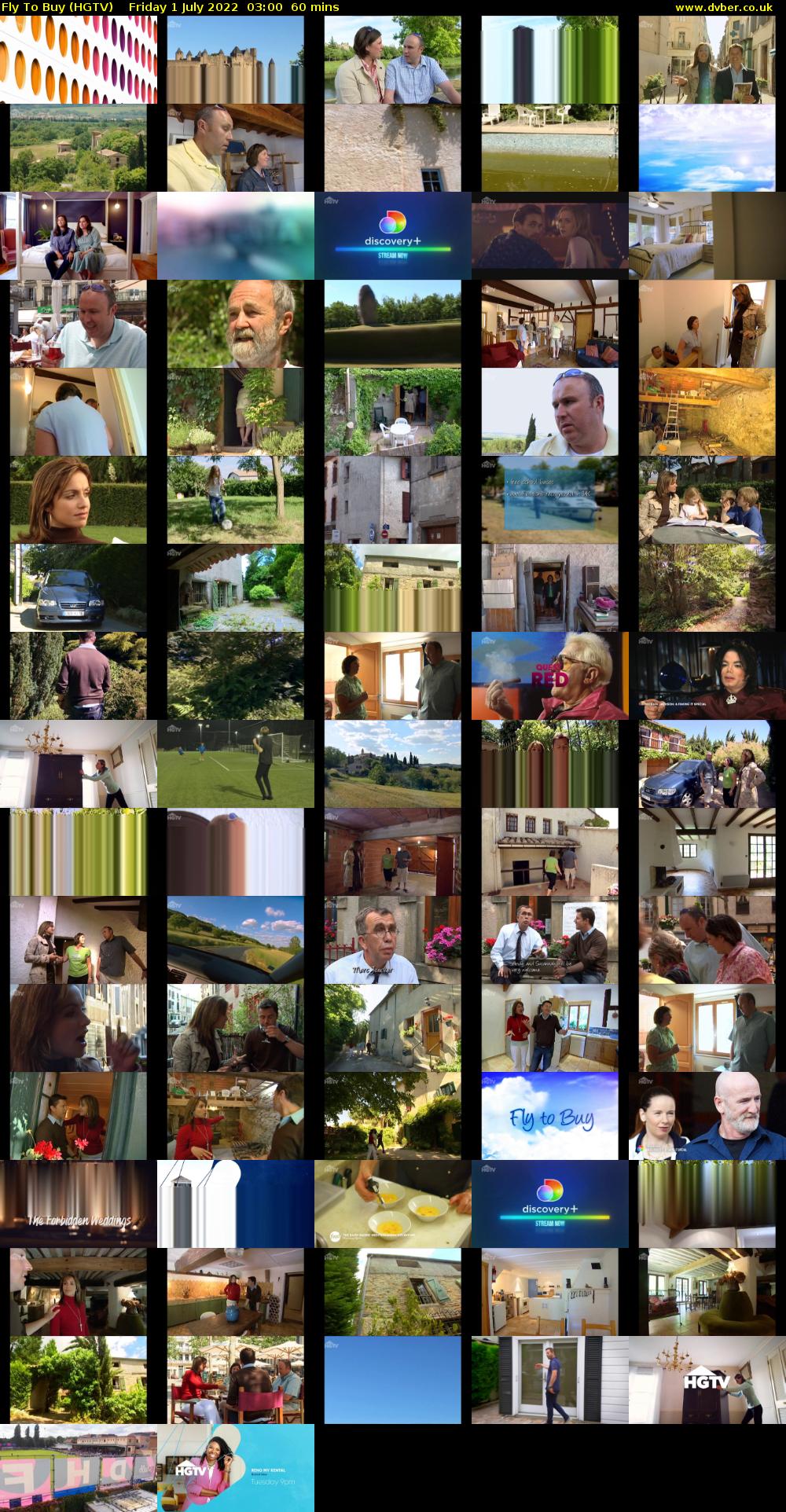 Fly To Buy (HGTV) Friday 1 July 2022 03:00 - 04:00