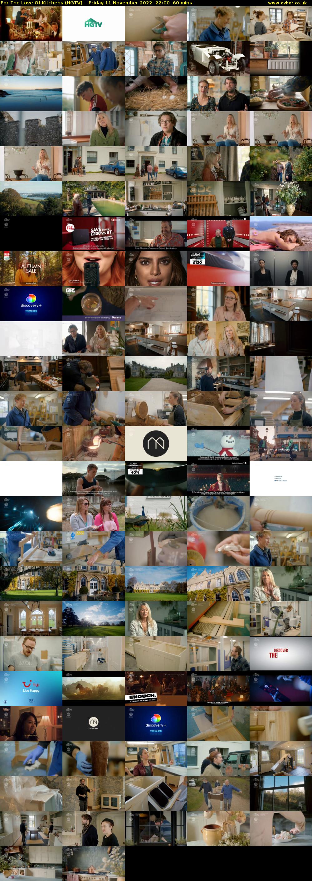 For The Love Of Kitchens (HGTV) Friday 11 November 2022 22:00 - 23:00