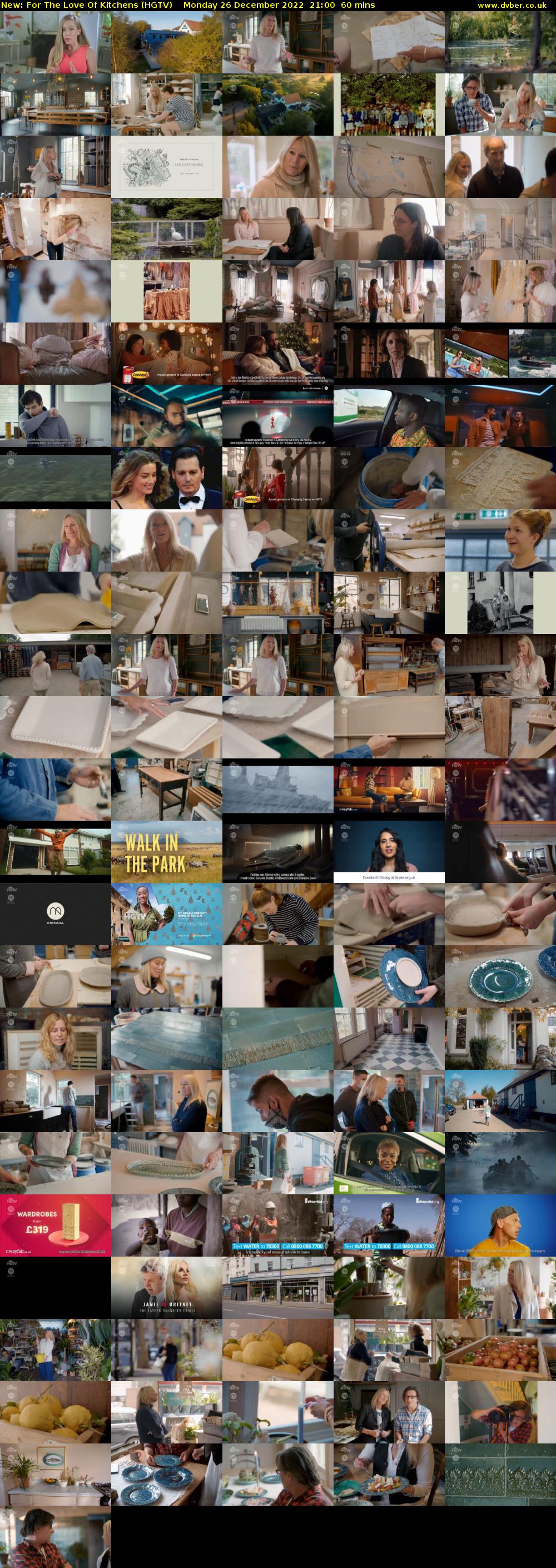 For The Love Of Kitchens (HGTV) Monday 26 December 2022 21:00 - 22:00