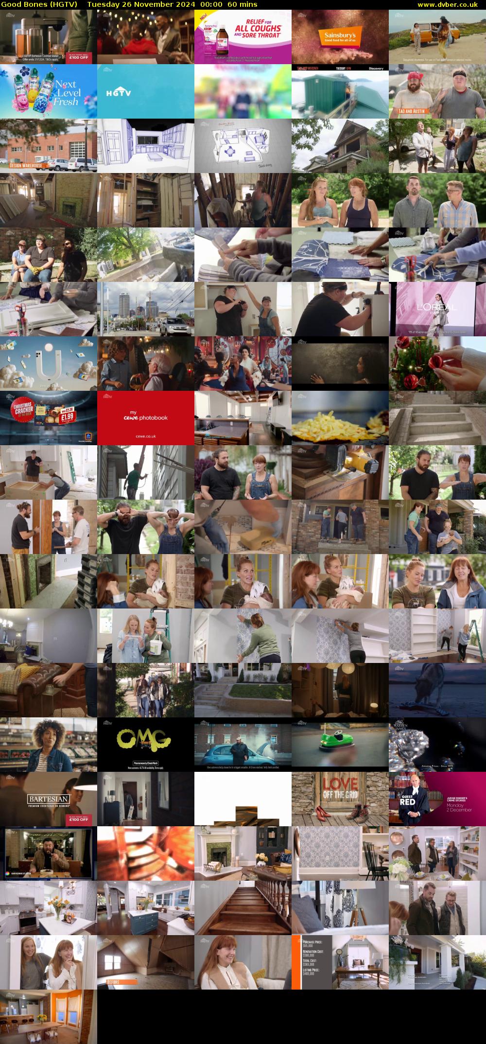 Good Bones (HGTV) Tuesday 26 November 2024 00:00 - 01:00