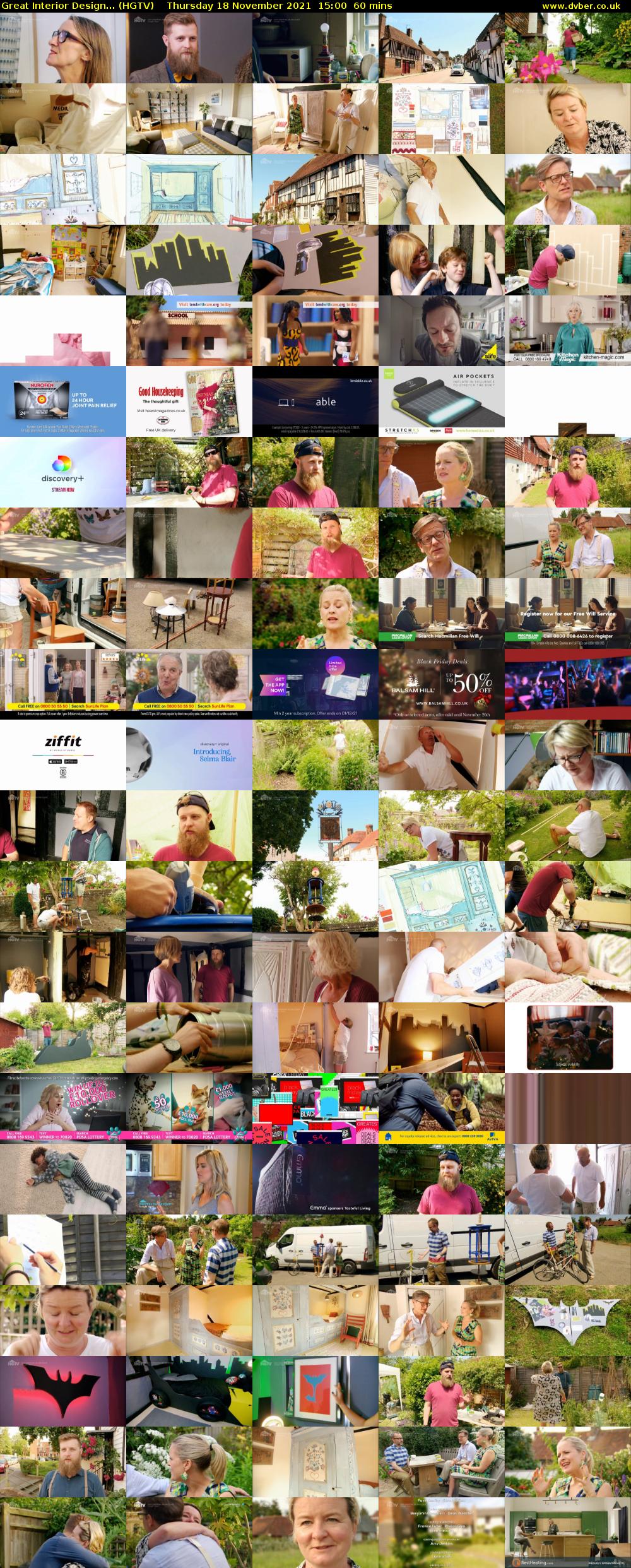 Great Interior Design... (HGTV) Thursday 18 November 2021 15:00 - 16:00