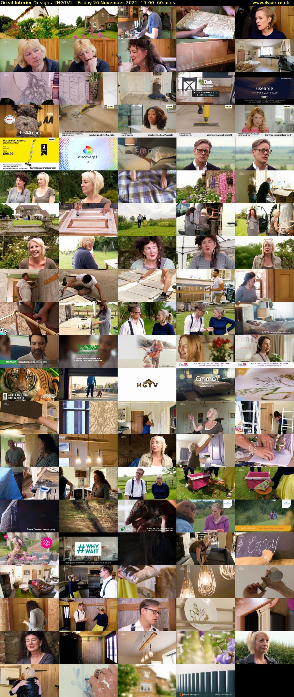 Great Interior Design... (HGTV) Friday 26 November 2021 15:00 - 16:00