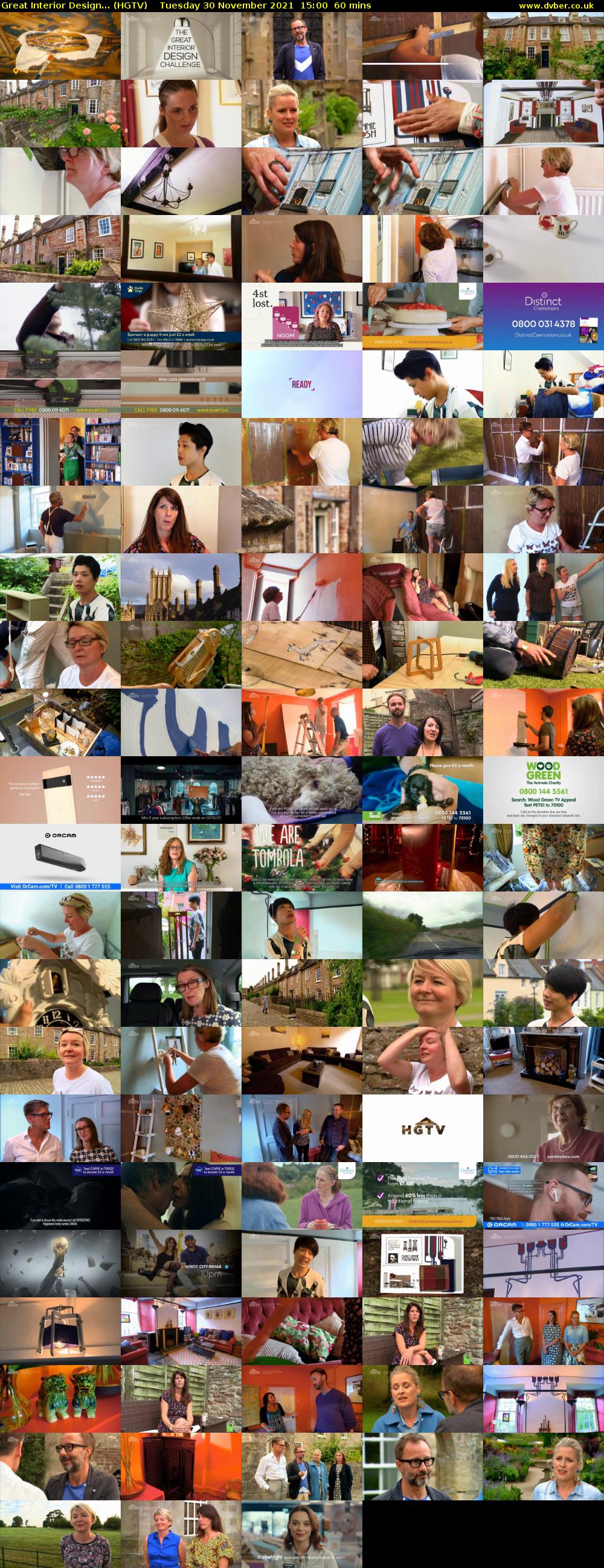 Great Interior Design... (HGTV) Tuesday 30 November 2021 15:00 - 16:00