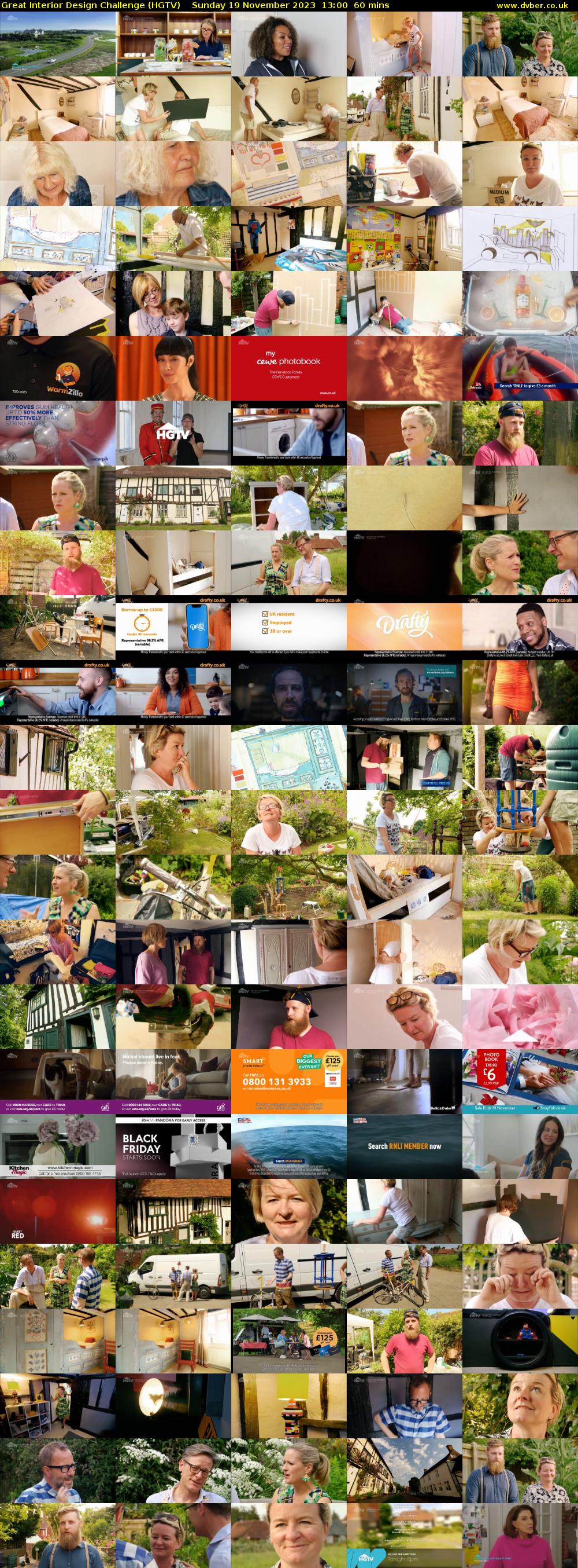 Great Interior Design Challenge (HGTV) Sunday 19 November 2023 13:00 - 14:00