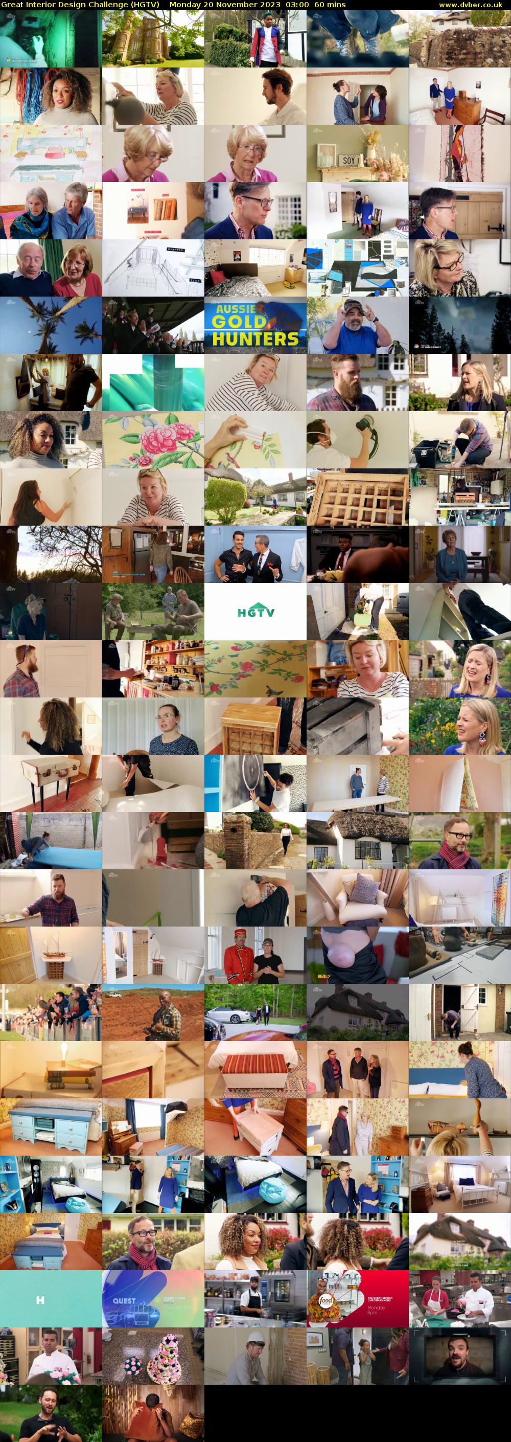 Great Interior Design Challenge (HGTV) Monday 20 November 2023 03:00 - 04:00