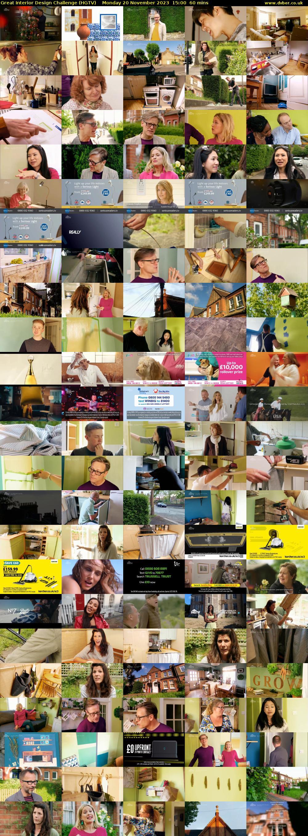 Great Interior Design Challenge (HGTV) Monday 20 November 2023 15:00 - 16:00
