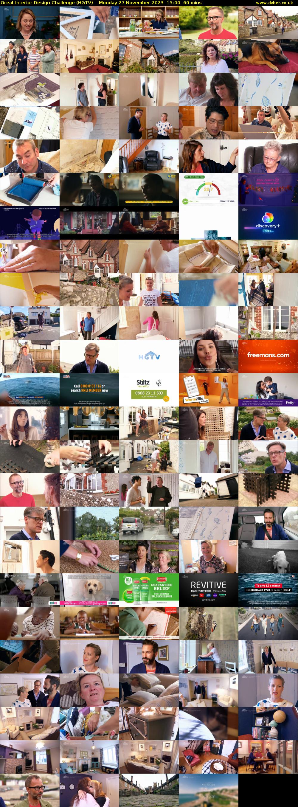 Great Interior Design Challenge (HGTV) Monday 27 November 2023 15:00 - 16:00