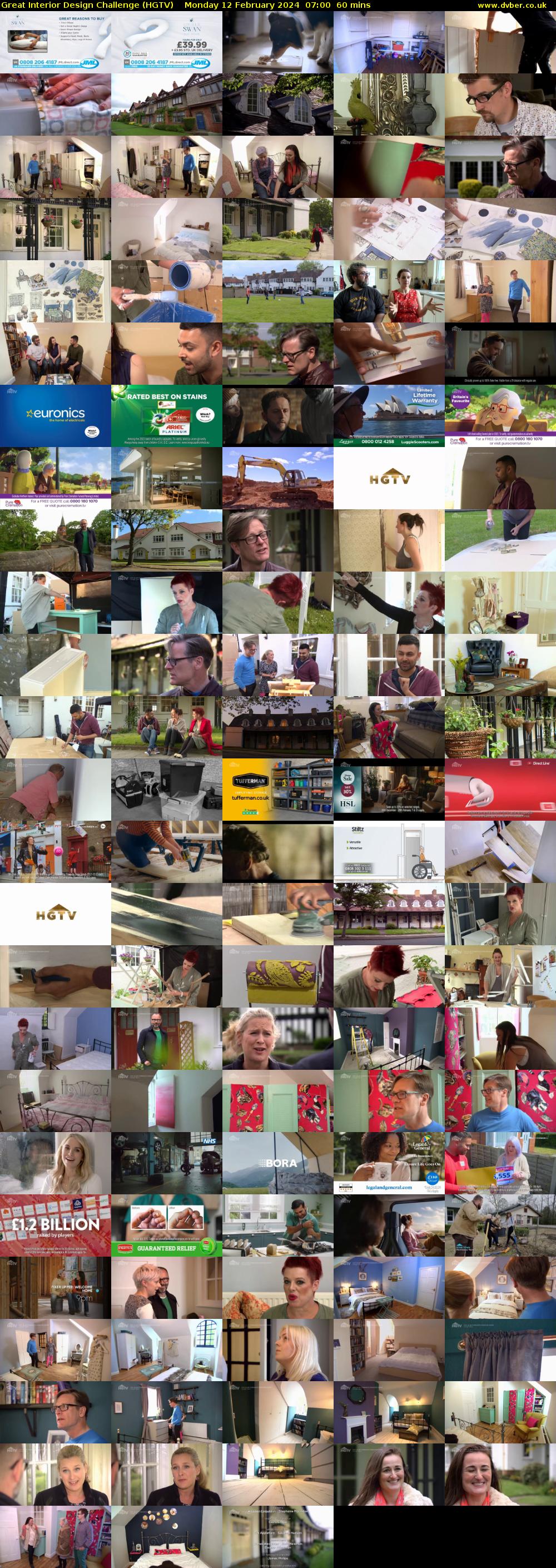 Great Interior Design Challenge (HGTV) Monday 12 February 2024 07:00 - 08:00