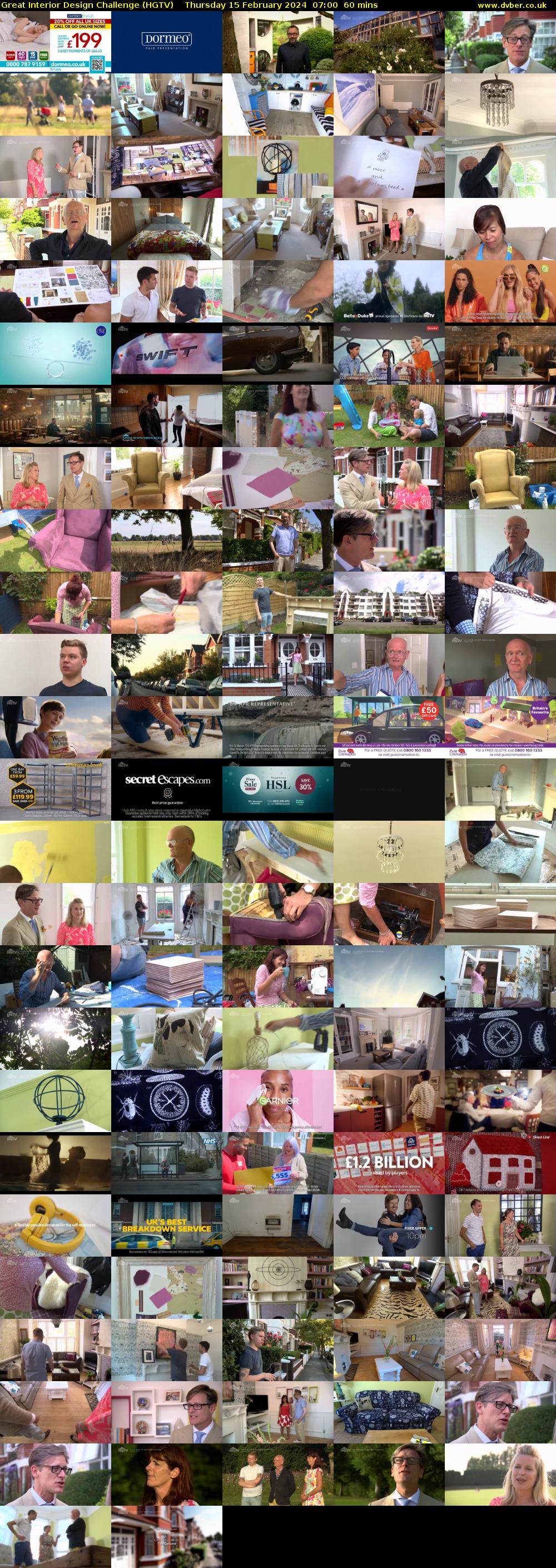 Great Interior Design Challenge (HGTV) Thursday 15 February 2024 07:00 - 08:00