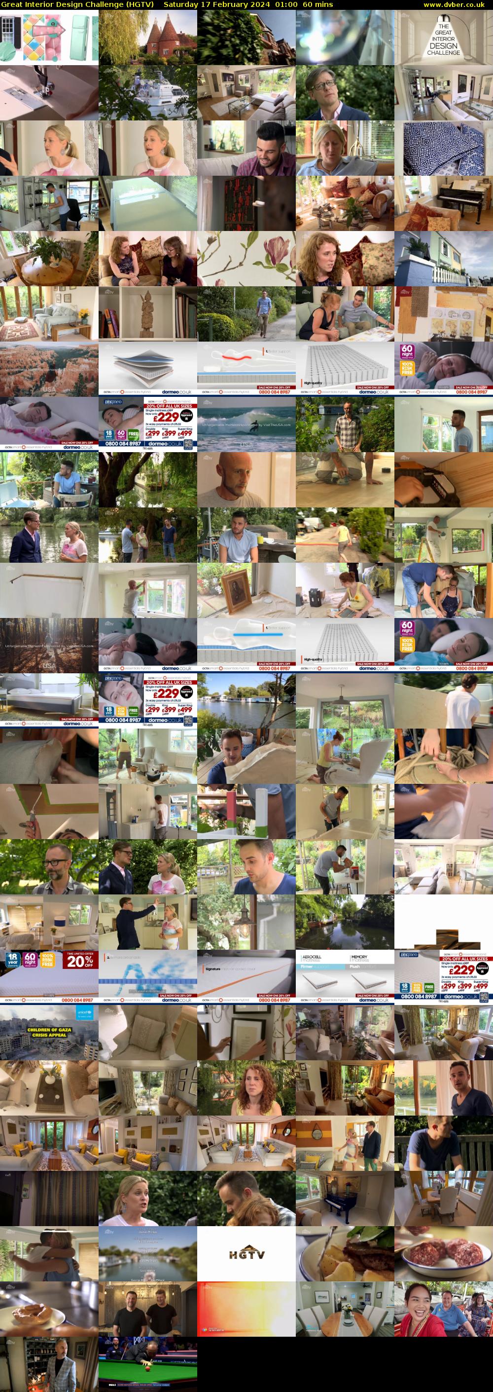 Great Interior Design Challenge (HGTV) Saturday 17 February 2024 01:00 - 02:00