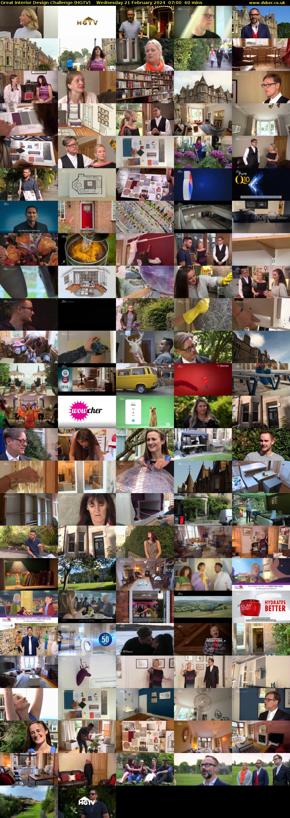 Great Interior Design Challenge (HGTV) Wednesday 21 February 2024 07:00 - 08:00